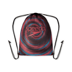 MESH BAG SPEEDO PRINTED MESH BAG RED/BLU