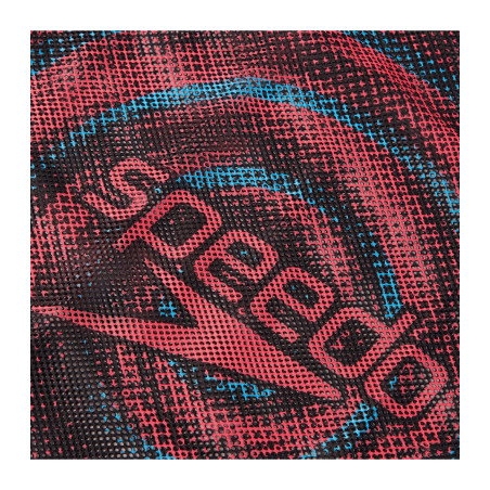 MESH BAG SPEEDO PRINTED MESH BAG RED/BLU