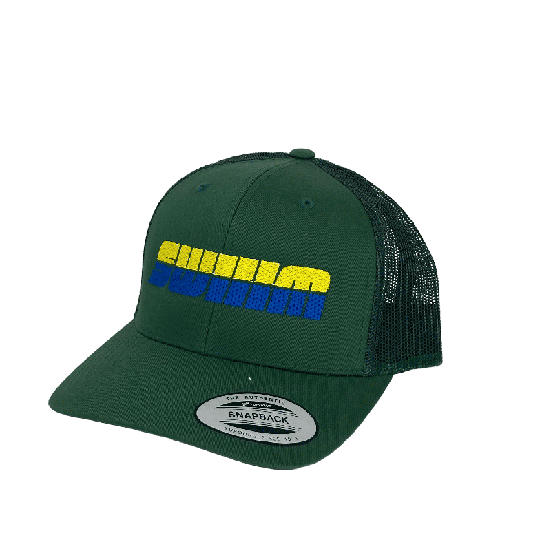 Casquette SWIIIM EVERGREEN YELLOW BLUE