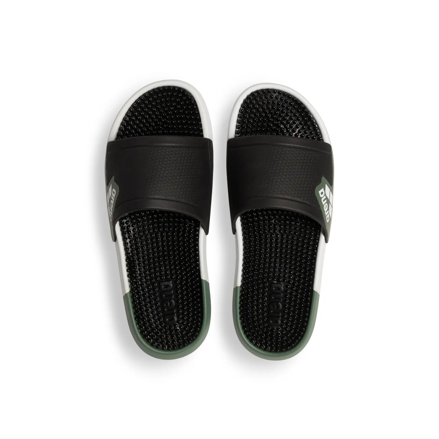 Claquettes Arena - MARCO ACTIVE BLACK - WHITE - SAGE