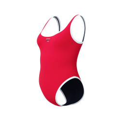 Maillot Femme - ECO SOLID BOUND SCOOP 1P RED/WHI