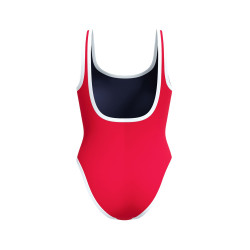 Maillot Femme - ECO SOLID BOUND SCOOP 1P RED/WHI
