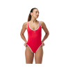 Maillot Femme - ECO SOLID BOUND SCOOP 1P RED/WHI