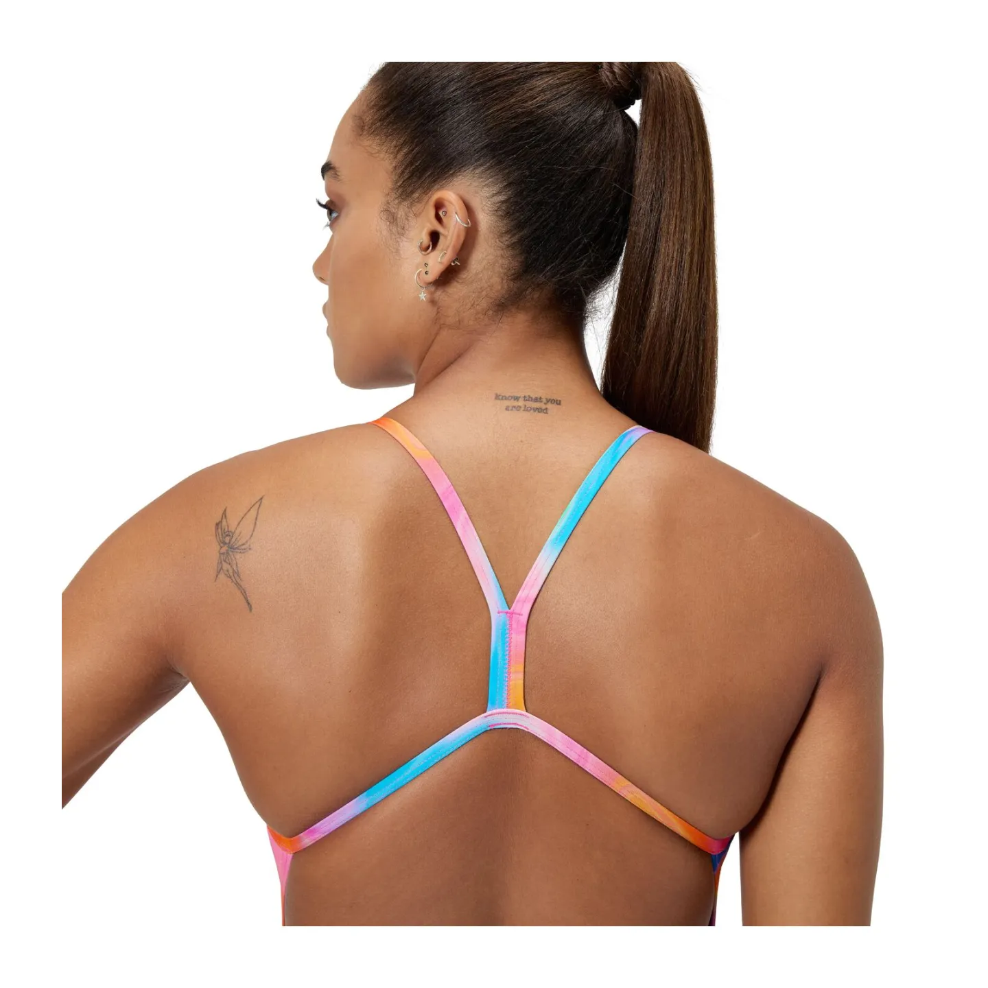 Maillot Femme - ECO+ PRINTED V-BACK 1P MUL