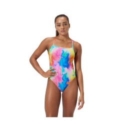 Maillot Femme - ECO+ PRINTED V-BACK 1P MUL