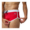 Maillot Homme - bECO JETSTREAM RETRO LOGO BRIEF RED/WHI