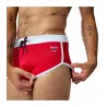 Maillot Homme - bECO JETSTREAM RETRO LOGO BRIEF RED/WHI