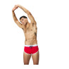 Maillot Homme - bECO JETSTREAM RETRO LOGO BRIEF RED/WHI