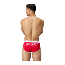 Maillot Homme - bECO JETSTREAM RETRO LOGO BRIEF RED/WHI