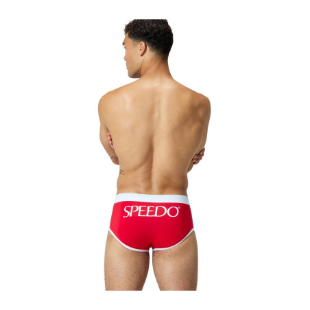 Maillot Homme - bECO JETSTREAM RETRO LOGO BRIEF RED/WHI