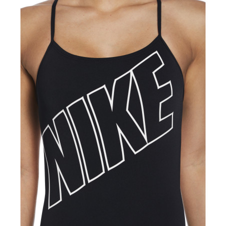 Maillot Femme - NIKE HYDRASTRONG LOGO GRAPHIC-WOM. BLACK