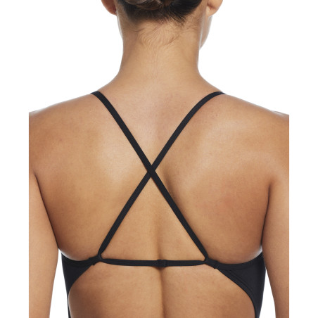 Maillot Femme - NIKE HYDRASTRONG LOGO GRAPHIC-WOM. BLACK