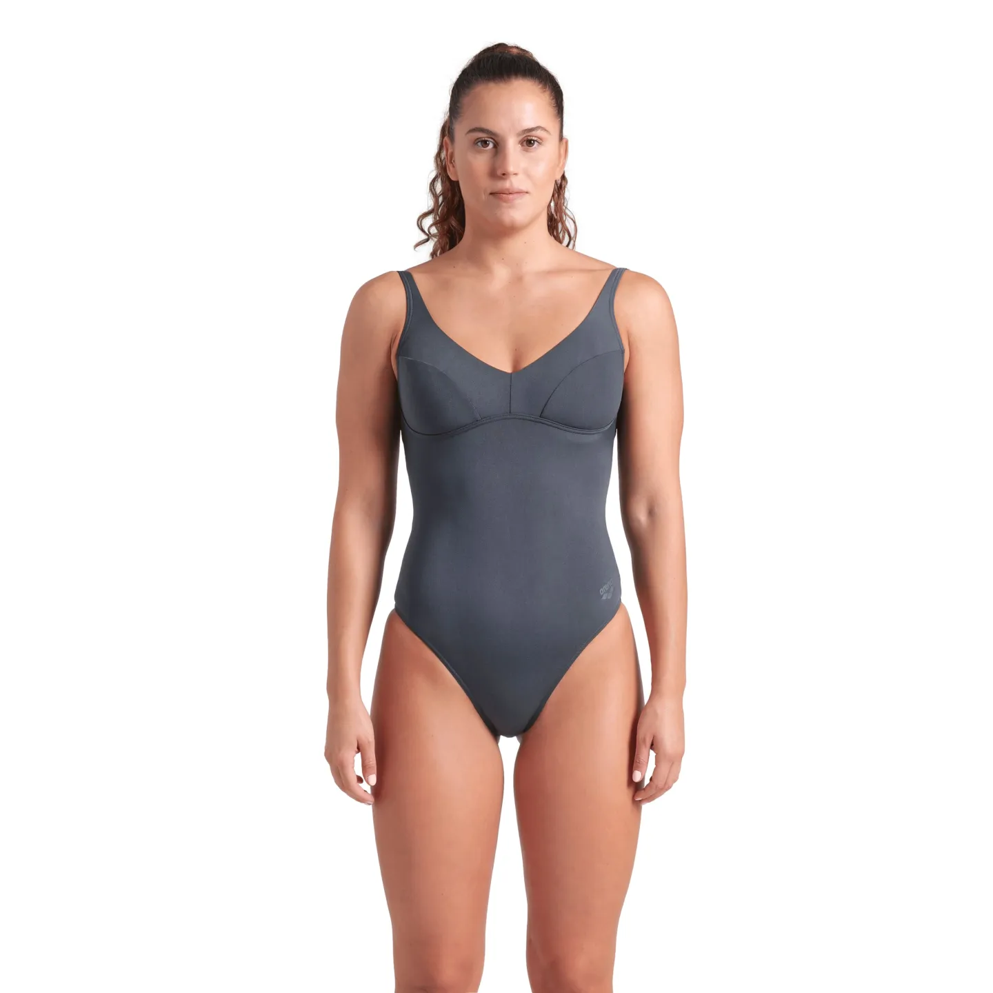MAILLOT DE BAIN ARENA FEMME SWIMSUIT VICTORIA U BACK ASPHALT