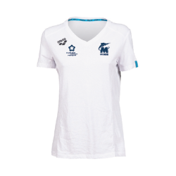 Tee Shirt Arena Blanc Coton Femme - 3MUC NATATION