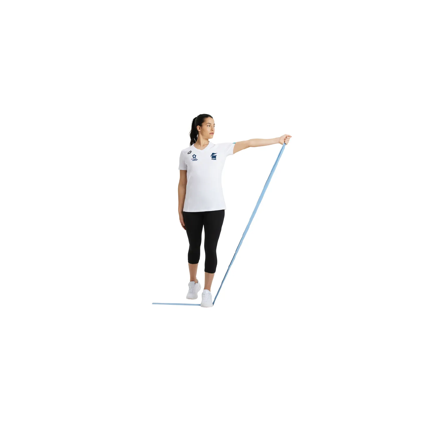 Tee Shirt Arena Blanc Coton Femme - 3MUC NATATION