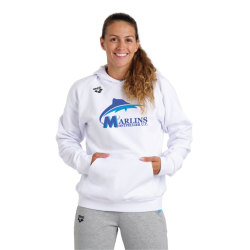 Sweat Shirt Arena Blanc Unisex - 3MUC Natation