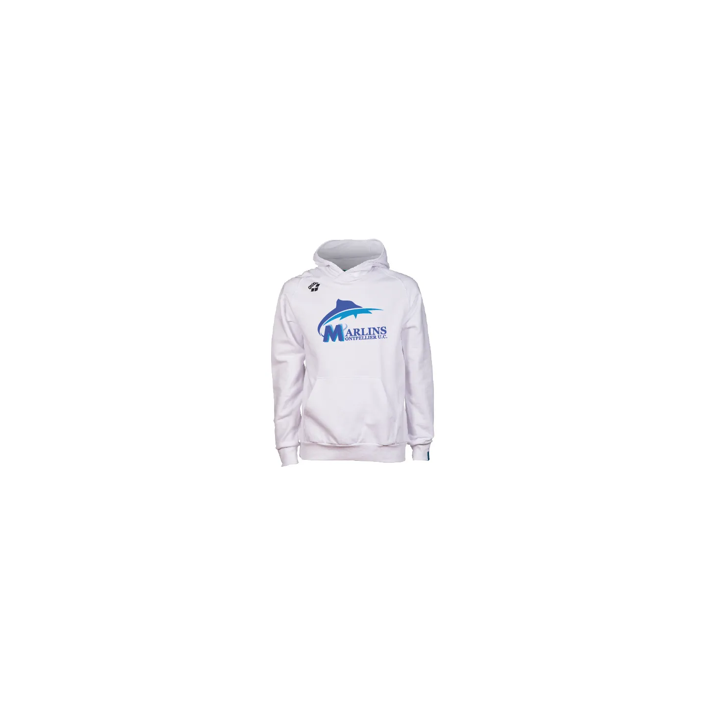 Sweat Shirt Arena Blanc Unisex - 3MUC Natation