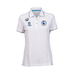 Polo Arena Blanc Coton Femme - 3MUC Natation