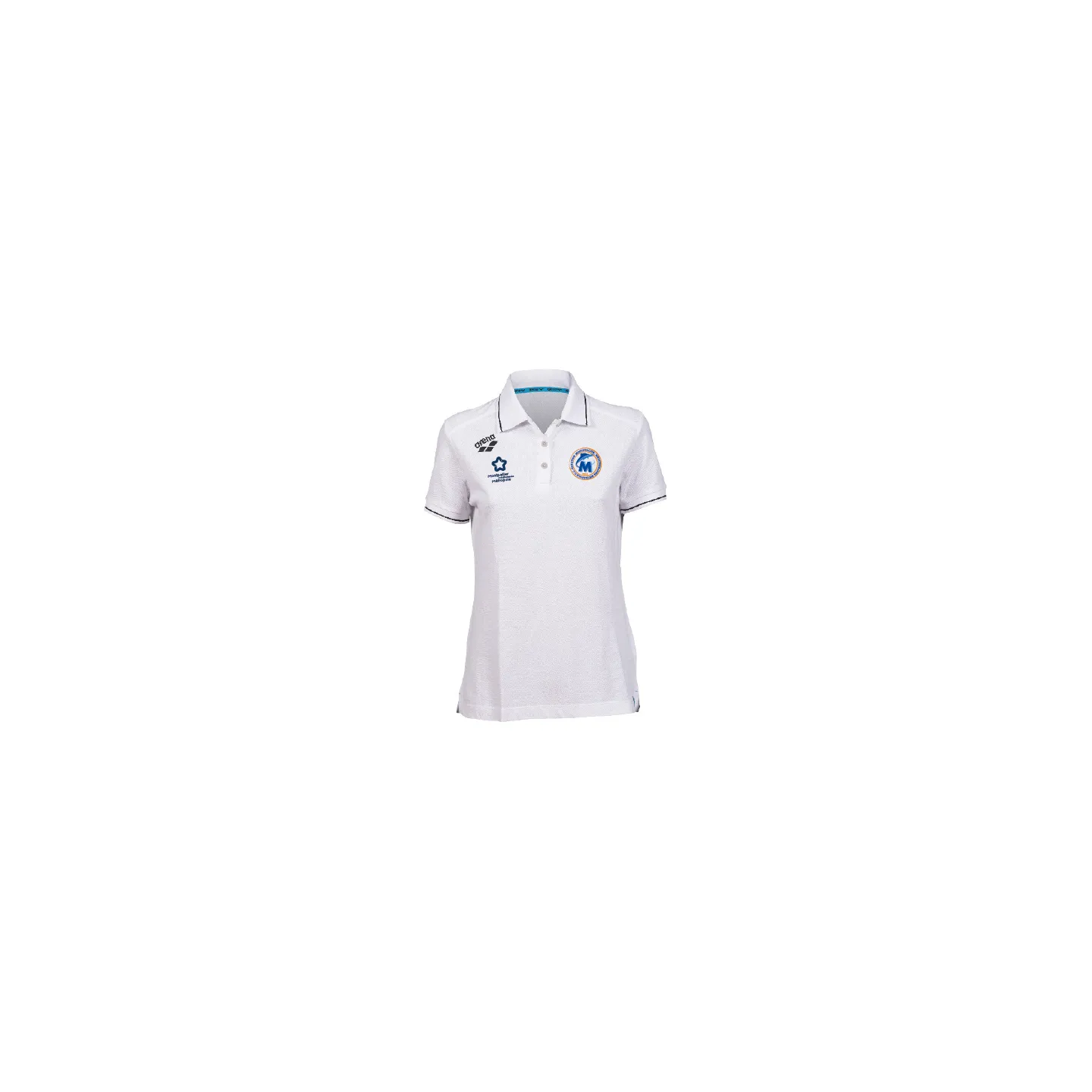 Polo Arena Blanc Coton Femme - 3MUC Natation