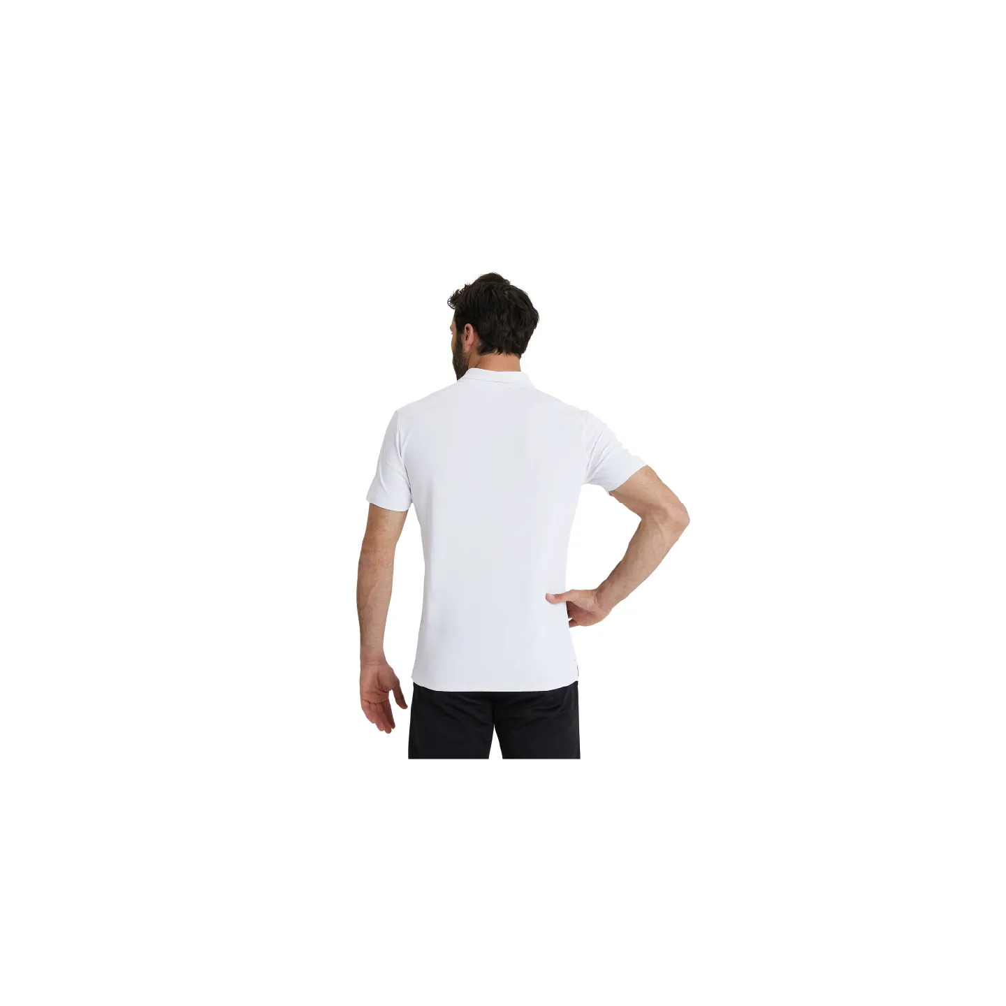 Polo Arena Blanc Technique Homme - 3MUC Natation