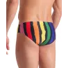 MEN'S ARENA PAINTERS STRIPE SWIM BRIEFS