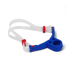 CENTRE SNORKEL RED/BLU