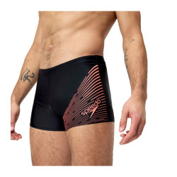 Maillot de Bain Homme ECO MEDLEY LOGO  AQSH BLA/RED