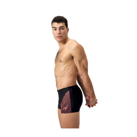 Maillot de Bain Homme ECO MEDLEY LOGO  AQSH BLA/RED