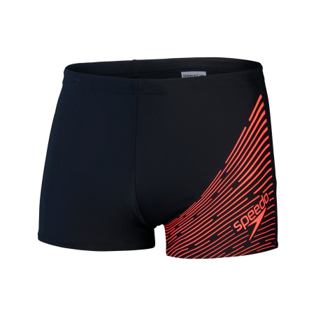 Maillot de Bain Homme ECO MEDLEY LOGO  AQSH BLA/RED