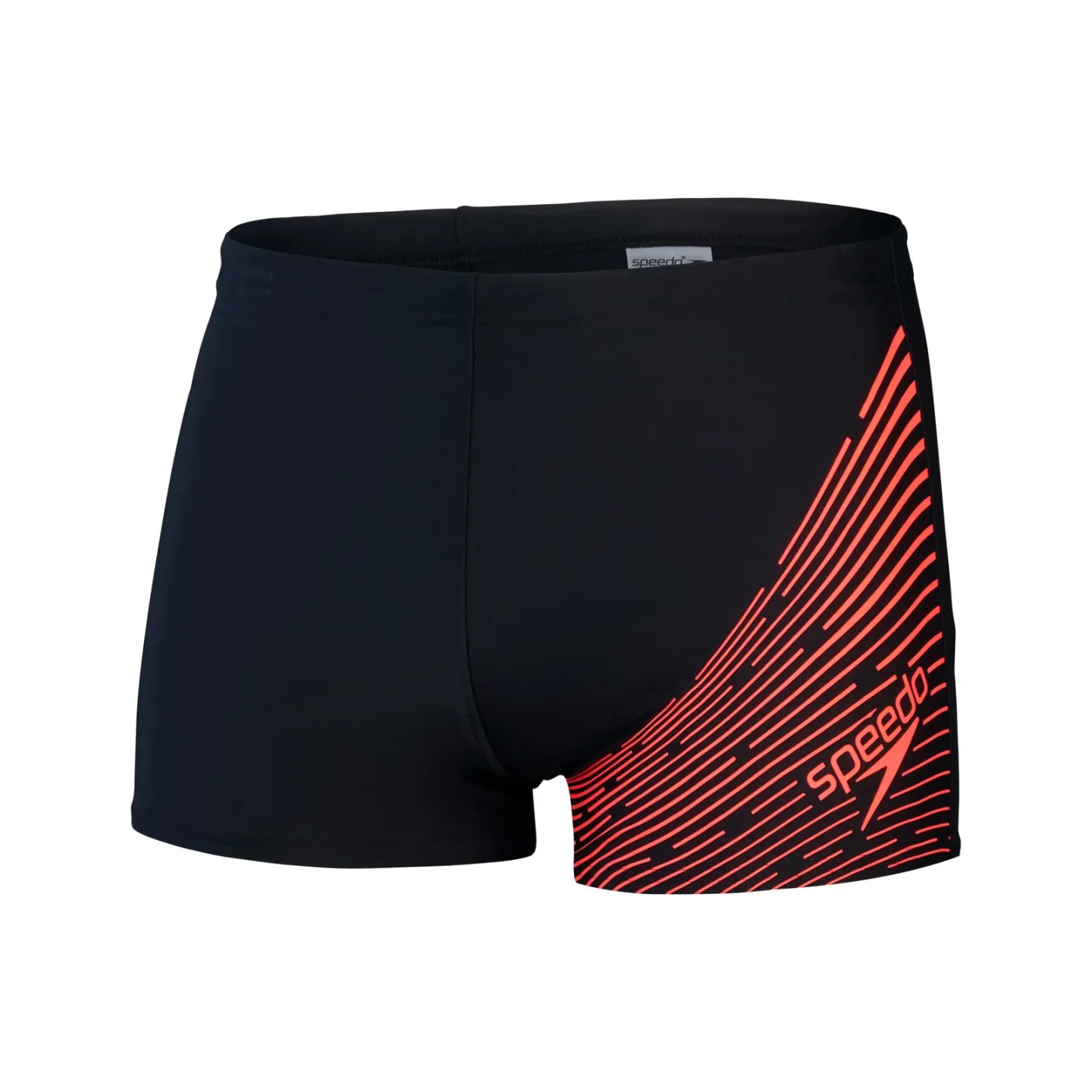 Maillot de Bain Homme ECO MEDLEY LOGO  AQSH BLA/RED