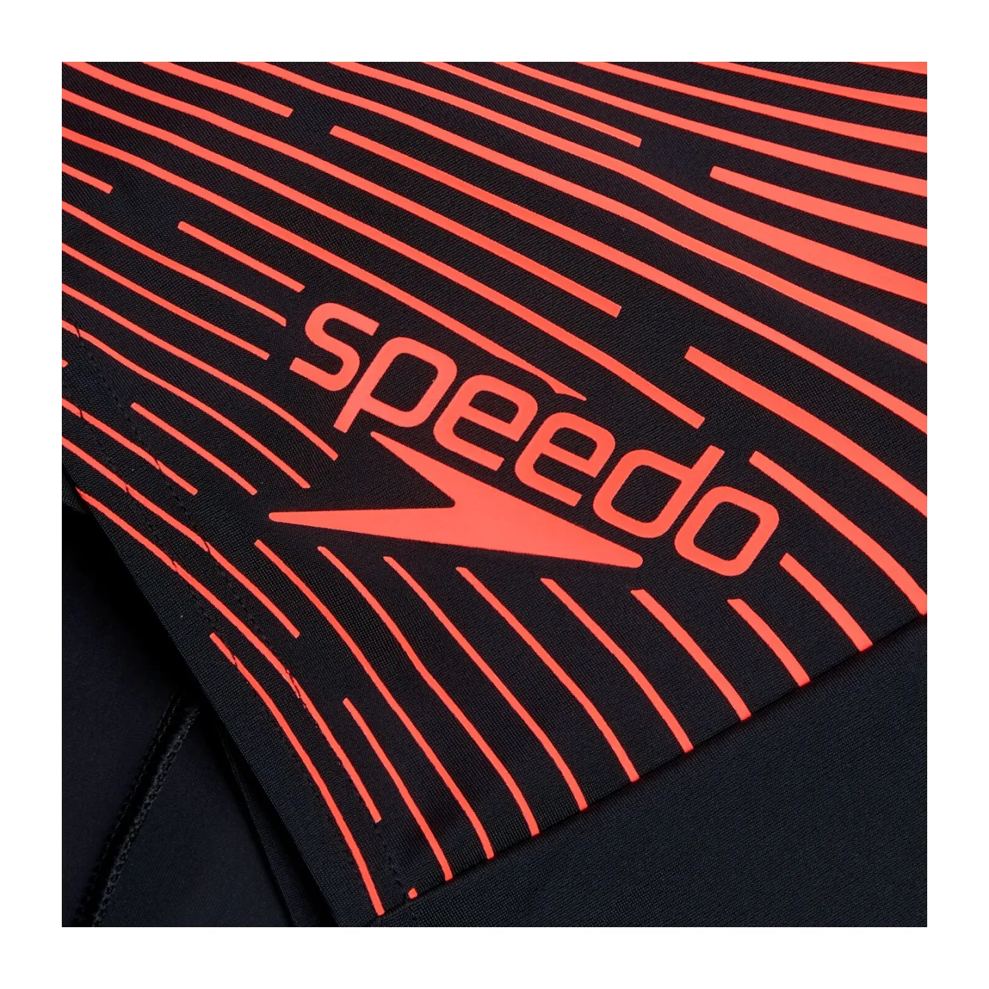 Maillot de Bain Homme ECO MEDLEY LOGO  AQSH BLA/RED