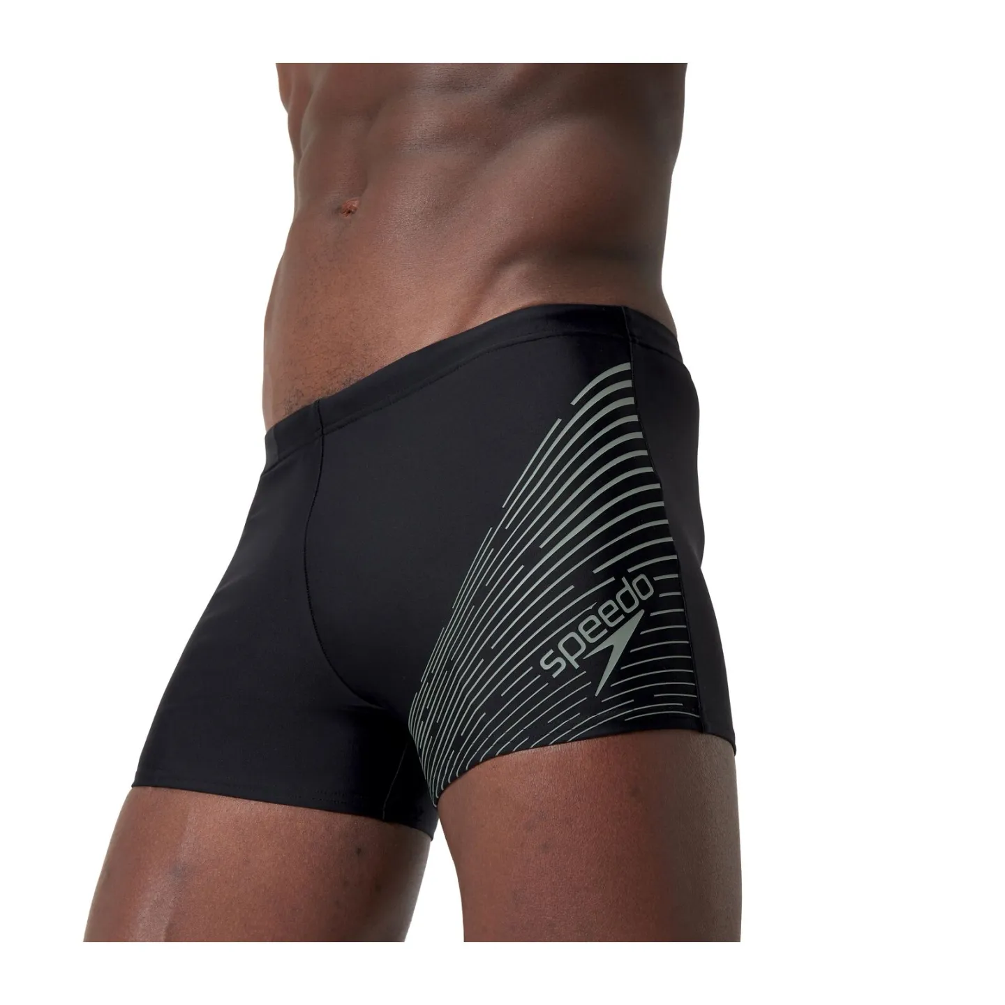 Maillot de Bain Homme ECO MEDLEY LOGO  AQSH BLA/GRN