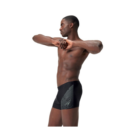 Maillot de Bain Homme ECO MEDLEY LOGO  AQSH BLA/GRN