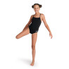 Maillot fille  ARENA TEAM SWIMSUIT CHALLENGE SOLID BLACK-WHITE