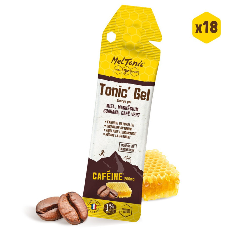 Gel énergétique Endurance bio Caféine Miel Guarana & Café Vert