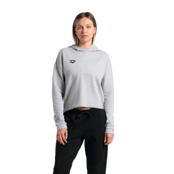 WOMEN HOODED MEDIUM GREY HEATHER