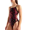 Maillot de Bain ARENA Femme GRAPHIC SWIMSUIT CHALLENGEMULTI-BLACK