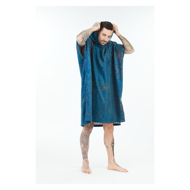 Poncho Girl Series - Pressure - Deep Blue