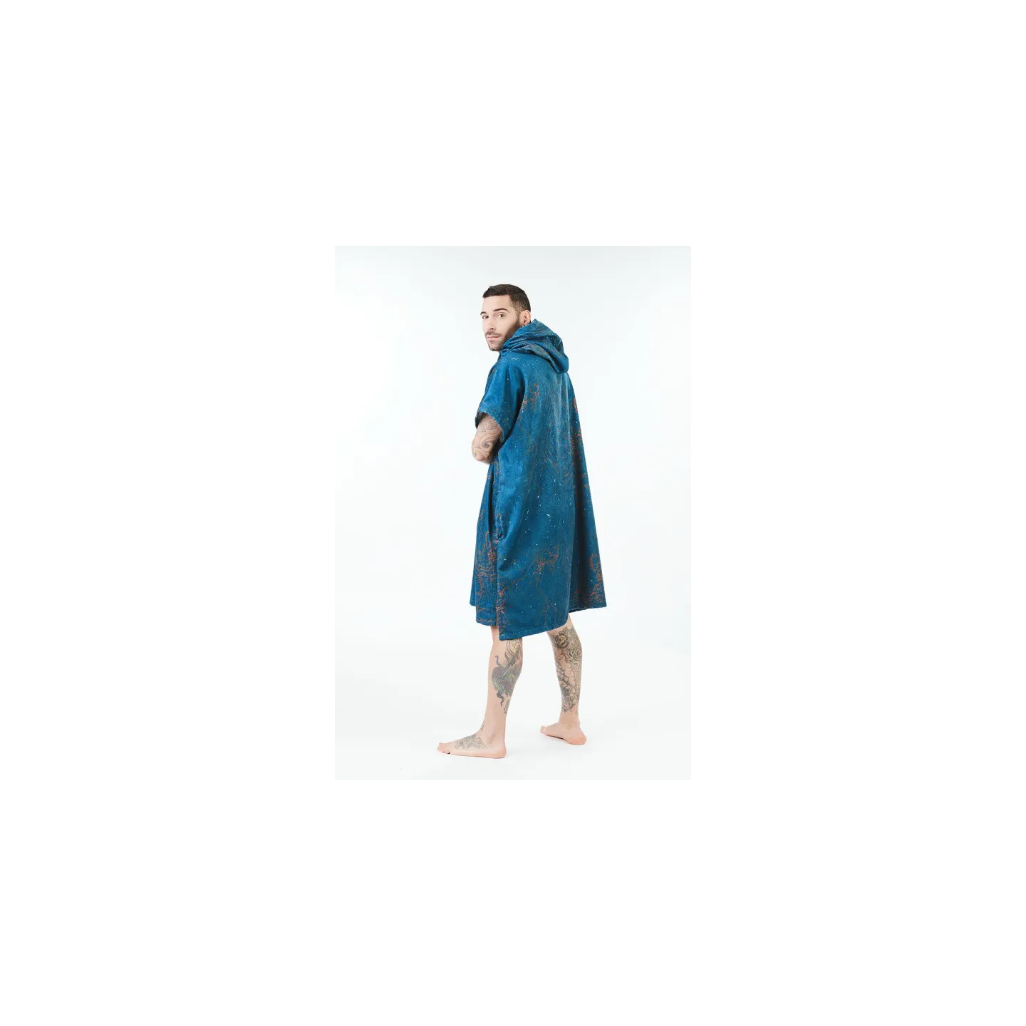 Poncho Girl Series - Pressure - Deep Blue