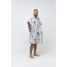 Poncho Botanical - Light Grey