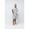 Poncho Botanical - Light Grey