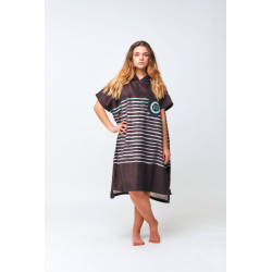 Poncho - Sailor Stripes - Black