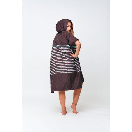Poncho - Sailor Stripes - Black