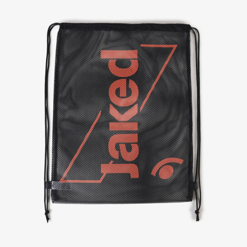TETRIS MESH BAG BLACK-ORANGE