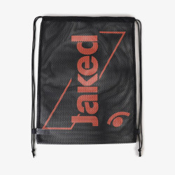 TETRIS MESH BAG BLACK-ORANGE