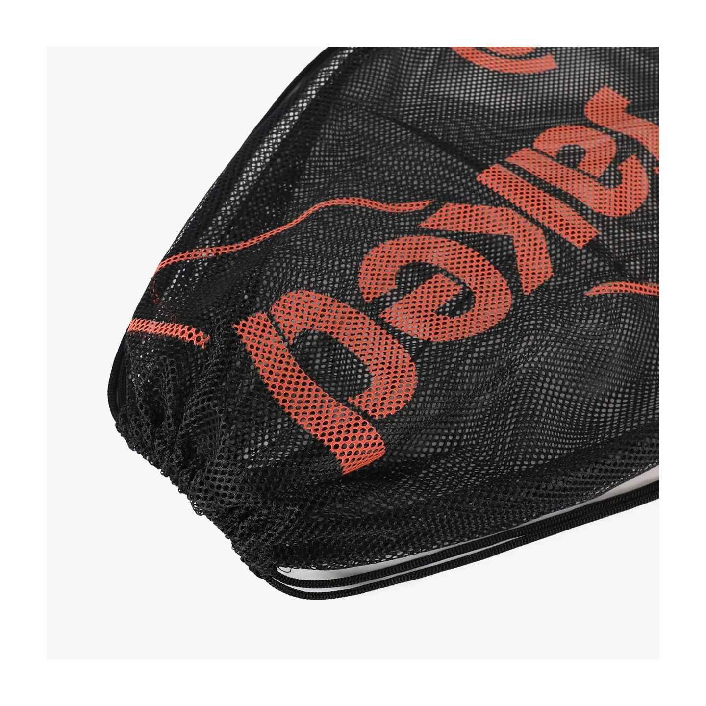 TETRIS MESH BAG BLACK-ORANGE