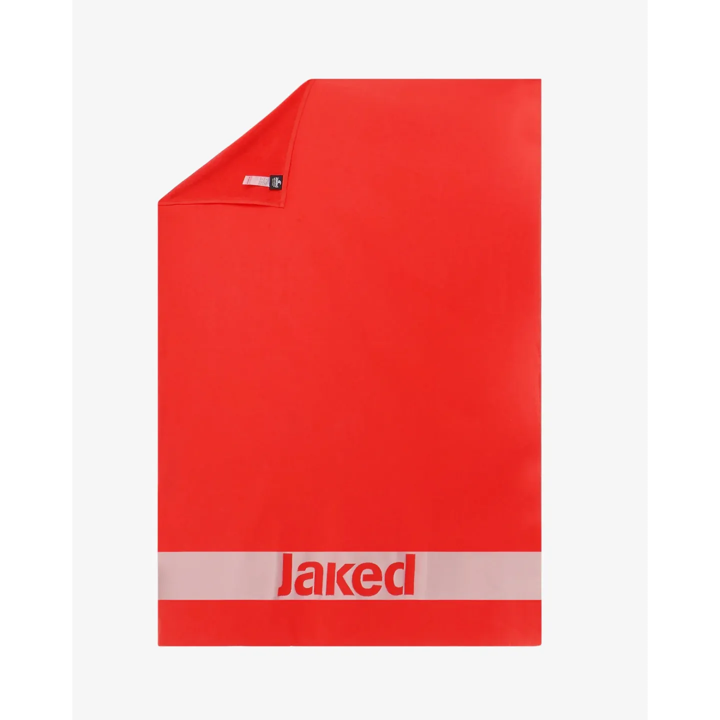 TOWEL RED-GREY