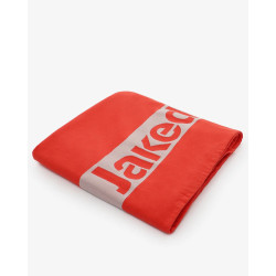 TOWEL RED-GREY