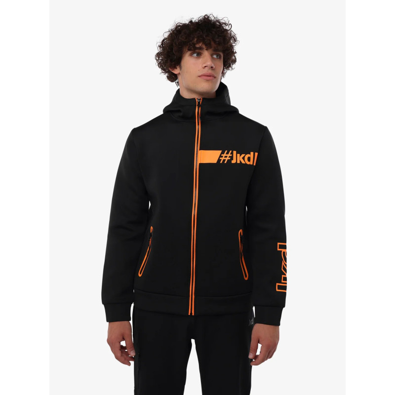 SIDERALIS EVO FELPA BLACK-ORANGE