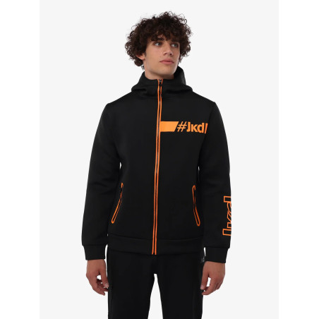 SIDERALIS EVO FELPA BLACK-ORANGE